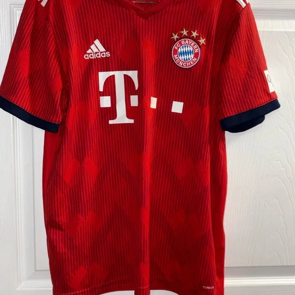 Like New Robert Lewandowski Bayern Munich 2018/19 Adidas Home Jersey Kit Men's